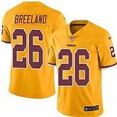 Nike Men & Women & Youth Redskins 26 Bashaud Breeland Gold Color Rush Limited Jersey,baseball caps,new era cap wholesale,wholesale hats
